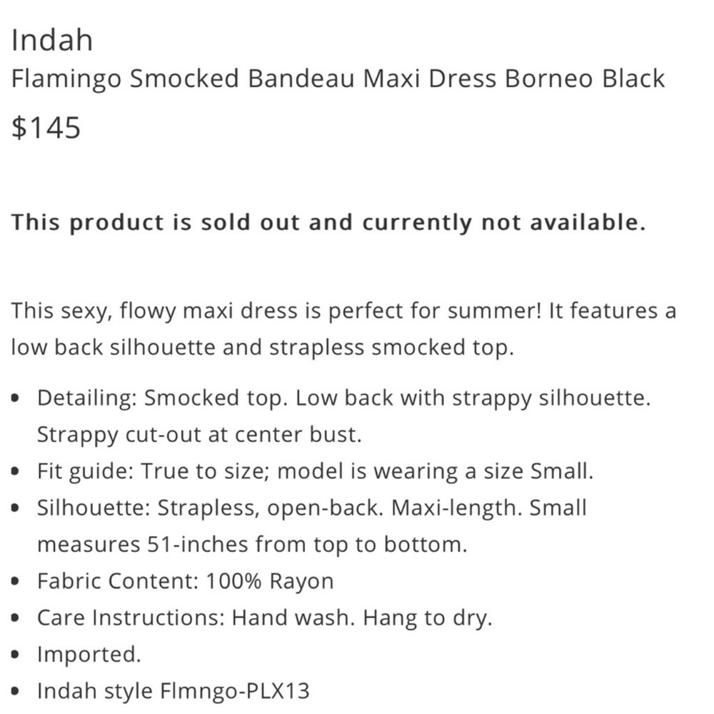 Indah Flamingo Maxi - Picture 13 of 13